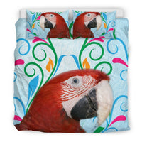red and green macaw Parrot Print Bedding Sets-Free Shipping - Deruj.com