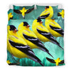 American Goldfinch Bird Art Print Bedding Set-Free Shipping - Deruj.com
