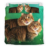 Lovely American Bobtail Cat Print Bedding Set-Free Shipping - Deruj.com