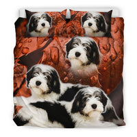 Cute Polish Lowland Sheepdog Print Bedding Sets- Free Shipping - Deruj.com