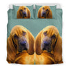 Lovely Bloodhound Dog Print Bedding Set-Free Shipping - Deruj.com