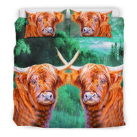 Highland Cattle (Cow) Art Print Bedding Set-Free Shipping - Deruj.com