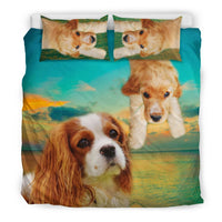 Lovely Cavalier King Charles Spaniel Dog Print Bedding Sets-Free Shipping - Deruj.com