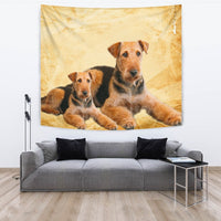 Airedale Terrier Dog Print Tapestry-Free Shipping - Deruj.com