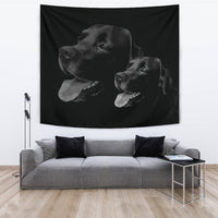 Black Labrador Print Limited Edition Tapestry-Free Shipping - Deruj.com