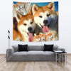 Lovely Akita Dog Print Tapestry-Free Shipping - Deruj.com