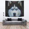 Siberian Husky Dog Art Print Tapestry-Free Shipping - Deruj.com