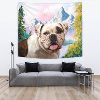 American Bulldog Print Tapestry-Free Shipping - Deruj.com