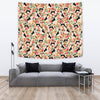 Basenji Dog Floral Print Tapestry-Free Shipping - Deruj.com