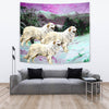 Great Pyrenees Dog Art Print Tapestry-Free Shipping - Deruj.com