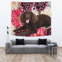 Cute American Water Spaniel Print Tapestry-Free Shipping - Deruj.com