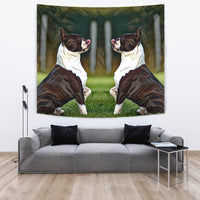 Amazing Boston Terrier Dog Art Print Tapestry-Free Shipping - Deruj.com