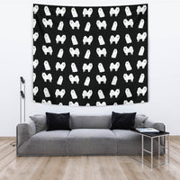 American Eskimo Dog Pattern Print Tapestry-Free Shipping - Deruj.com