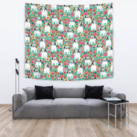 French Bulldog Floral Print Tapestry-Free Shipping - Deruj.com