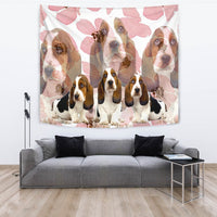 Cute Basset Hound Print Tapestry-Free Shipping - Deruj.com