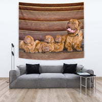 Cute Bordeaux Mastiff Print Tapestry-Free Shipping - Deruj.com