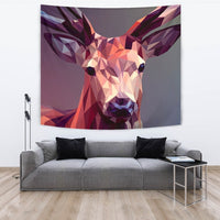 Deer Vector Art Print Tapestry-Free Shipping - Deruj.com
