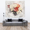 Rose Flower Watercolor Art Print Tapestry-Free Shipping - Deruj.com