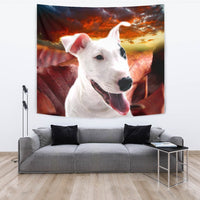 Cute Bull Terrier Print Tapestry-Free Shipping - Deruj.com