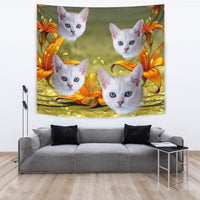 Cute Burmilla Cat Print Tapestry-Free Shipping - Deruj.com
