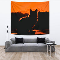 Amazing Cat Shadow Print Tapestry-Free Shipping - Deruj.com