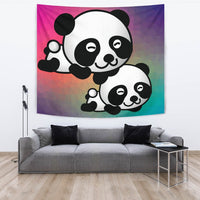 Cute Panda Bear Print Tapestry-Free Shipping - Deruj.com