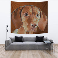 Amazing Vizsla Dog Print Tapestry-Free Shipping - Deruj.com
