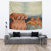 Vizsla Dogs Print Tapestry-Free Shipping - Deruj.com