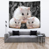 Chinese Hamster On Black Print Tapestry-Free Shipping - Deruj.com