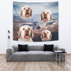 Cute Clumber Spaniel Print Tapestry-Free Shipping - Deruj.com