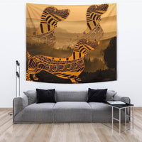 Dachshund Yellow Print Tapestry-Free Shipping - Deruj.com