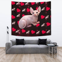 Sphynx Cat Print Tapestry-Free Shipping - Deruj.com