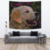 Lovely Golden Retriever Dog Print Tapestry-Free Shipping - Deruj.com