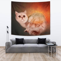 Amazing Exotic Shorthair Cat Print Tapestry-Free Shipping - Deruj.com