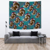 Cavalier King Charles Spaniel Dog On Heart Print Tapestry-Free Shipping - Deruj.com