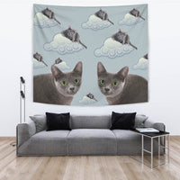 Korat Cat Print Tapestry-Free Shipping - Deruj.com