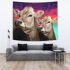 Brown Swiss Cattle (Cow) Print Tapestry-Free Shipping - Deruj.com