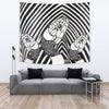 Black & White Snake Print Tapestry-Free Shipping - Deruj.com