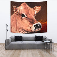 Cute Jersey Cattle (Cow) Print Tapestry-Free Shipping - Deruj.com