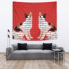 Japanese Bobtail Cat Print Tapestry-Free Shipping - Deruj.com
