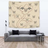 Butterfly Eyes Print Tapestry-Free Shipping - Deruj.com