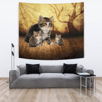 Siberian Cat Print Tapestry-Free Shipping - Deruj.com