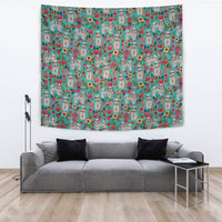 Shih Tzu Dog Floral Print Tapestry-Free Shipping - Deruj.com