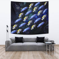 Cynotilapia Afra Fish Print Tapestry-Free Shipping - Deruj.com