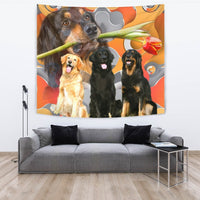 Cute Hovawart Dogs Print Tapestry-Free Shipping - Deruj.com