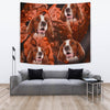 Cute Irish Red and White Setter Print Tapestry-Free Shipping - Deruj.com