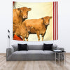 Limousin Cattle (Cow) Print Tapestry-Free Shipping - Deruj.com