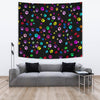 Colorful Paws Print Tapestry-Free Shipping - Deruj.com