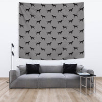 Curly Coated Retriever Dog Pattern Print Tapestry-Free Shipping - Deruj.com