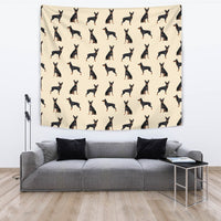 German Pinscher Dog Pattern Print Tapestry-Free Shipping - Deruj.com